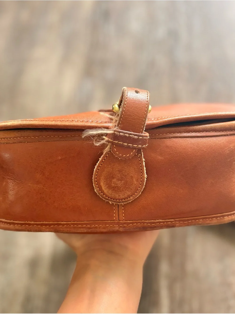 Vintage Coach Saddle Bag